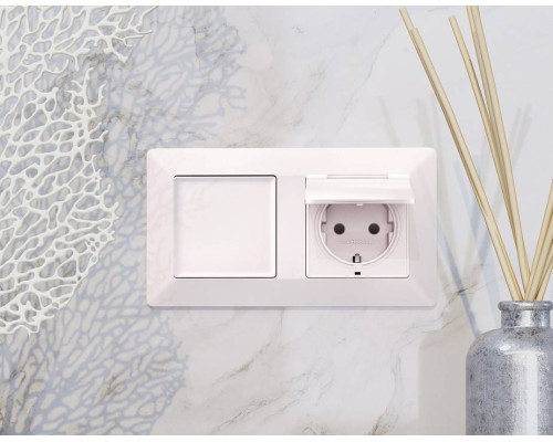 Рамка на 1 пост Ambrella Volt Line AF110201