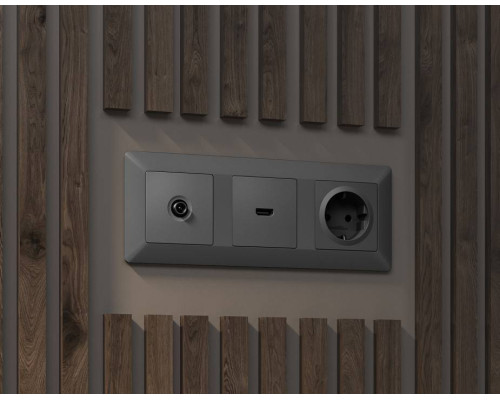 Рамка на 1 пост Ambrella Volt Line AF110501