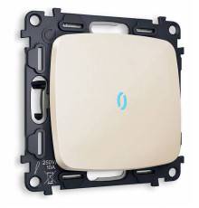 Выключатель одноклавишный с подсветкой без рамки Ambrella Volt Quant MO302020