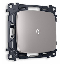 Выключатель проходной одноклавишный с подсветкой без рамки Ambrella Volt Quant MO502035