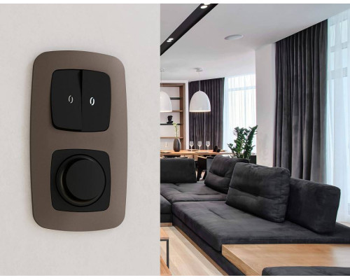 Рамка на 1 пост Ambrella Volt Ecta OF140631