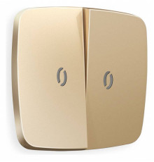 Клавиши для выключателя двухклавишного c подсветкой Ambrella Volt Quant OP6040