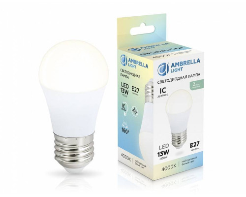 Лампа светодиодная Ambrella Light G45 451304