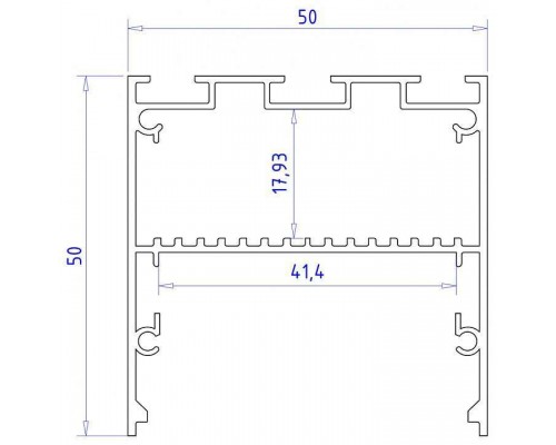 Короб накладной Ambrella Light Profile System GP GP3100BK