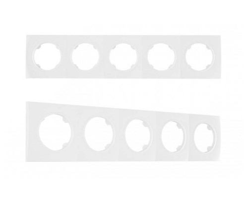 Рамка на 5 постов Arte Milano am-502.04 502.04-5.white