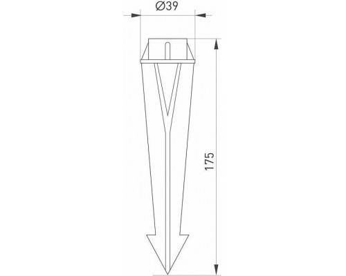 Стержнь наземный Arlight Accessories 024888