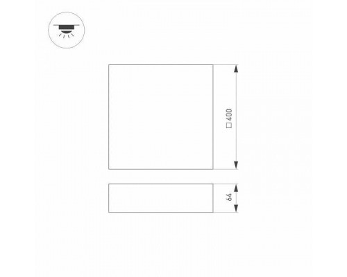 Накладной светильник Arlight QUADRO 041026