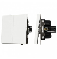 Выключатель двухклавишный без рамки Arlight SWT 054547