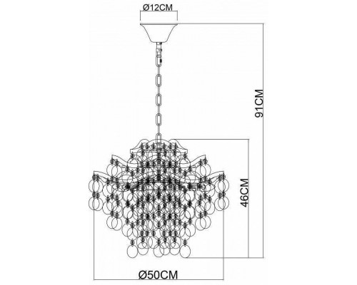 Подвесная люстра Arte Lamp Pipirima A4065SP-6SG