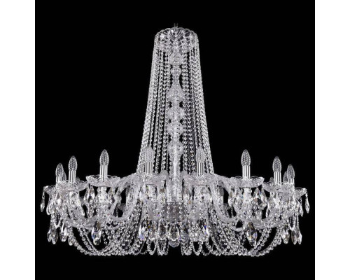 Подвесная люстра Bohemia Ivele Crystal 1402 1402/18/400/h-105/Ni