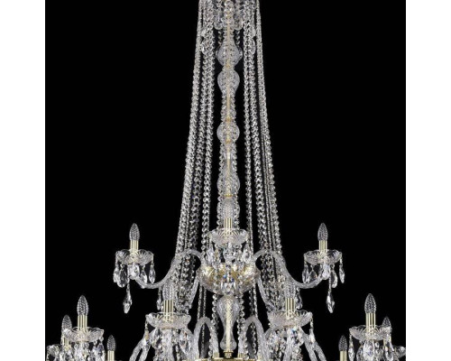 Подвесная люстра Bohemia Ivele Crystal 1402 1402/20+10+5/530/h-206/3d/G