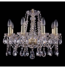 Подвесная люстра Bohemia Ivele Crystal 1413 1413/8/165/G