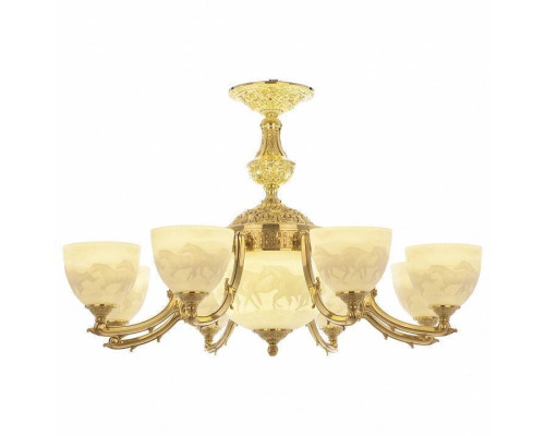 Подвесная люстра Bohemia Ivele Crystal 7211 72211P/8/210 G P1 U Horse