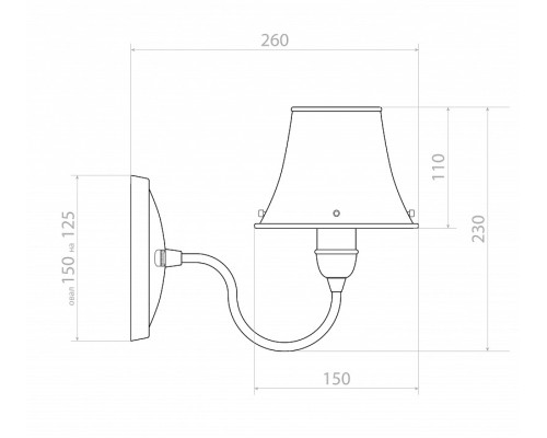 Бра Covali  WL-58155