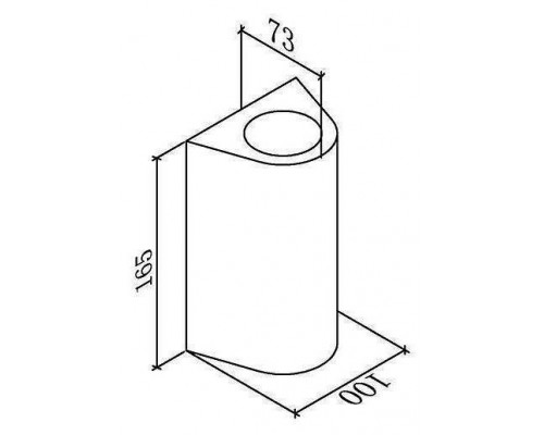 Накладной светильник DesignLed Zima-2 LWA0148B-BL-WW