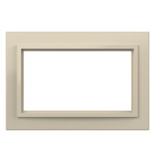 Рамка для двойной розетки Elbi Eleсtriс Zena 608-010300-907