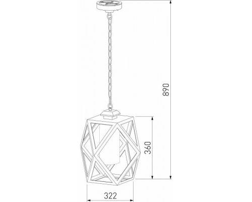 Подвесной светильник Elektrostandard Ambra a056233