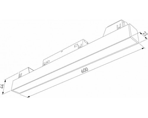 Встраиваемый светильник Elektrostandard Slim Magnetic a062333