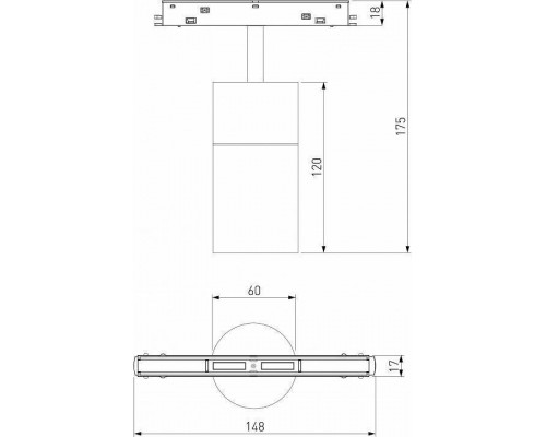 Светильник на штанге Elektrostandard Slim Magnetic a063538