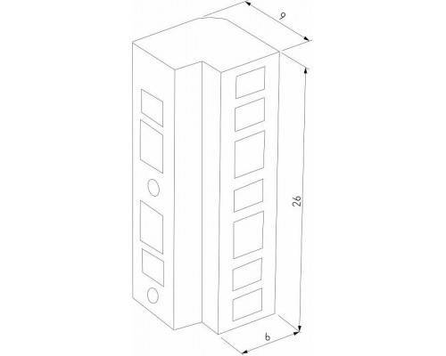 Соединитель угловой внутренний для треков накладных Elektrostandard Flat Magnetic a063737