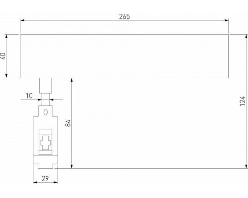 Плата декоративная для трека Elektrostandard Esthetic Magnetic a065432