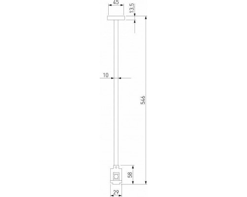 Основание на штанге Elektrostandard Esthetic Magnetic a065443