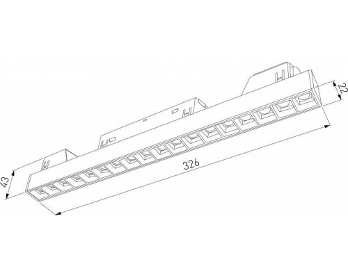 Встраиваемый светильник Elektrostandard Slim Magnetic a066585