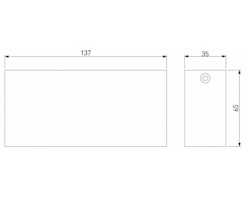 Накладной светильник Elektrostandard Block a066996