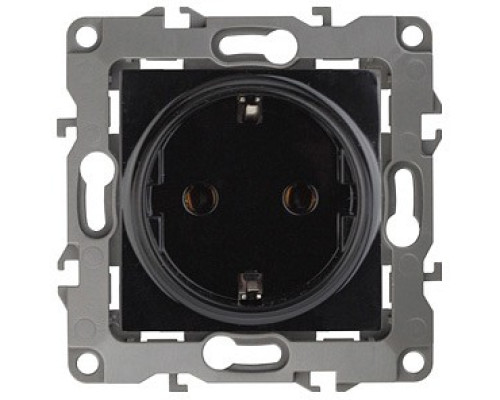 Розетка с заземлением, без рамки Эра Эра 12 12-2001-06