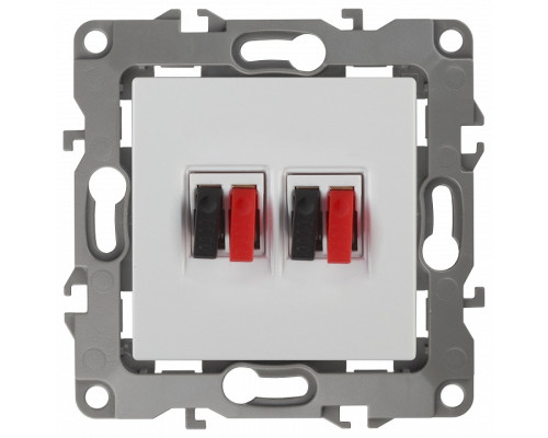 Розетка акустическая без рамки Эра Эра 12 12-3112-01