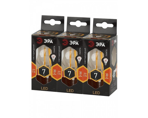 Лампа светодиодная Эра  F-LED P45-7W-827-E14