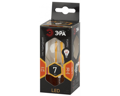 Лампа светодиодная Эра  F-LED P45-7W-827-E14