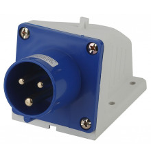 Вилка прямая 2P+PE Эра  VS-16-2P-PE-IP44