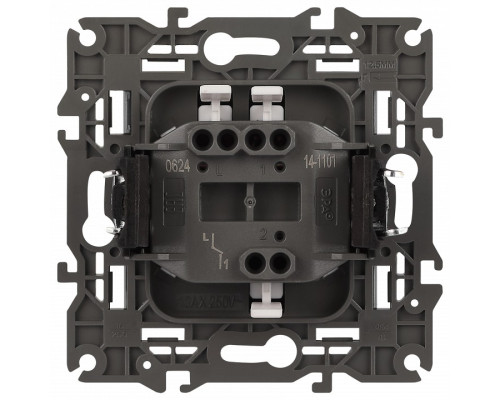 Выключатель одноклавишный без рамки Эра Эра Elegance 14-1101-03