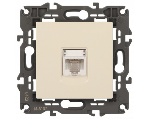 Розетка Ethernet RJ-45 без рамки Эра Эра Elegance 14-3107-02