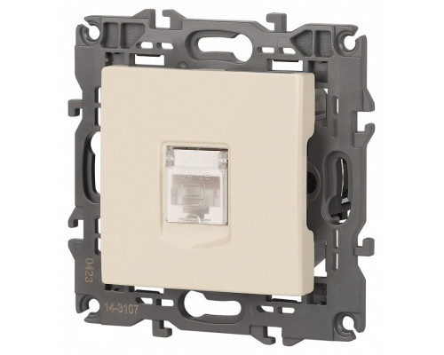 Розетка Ethernet RJ-45 без рамки Эра Эра Elegance 14-3107-02