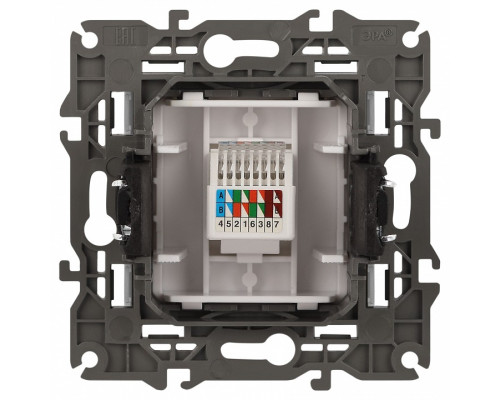 Розетка Ethernet RJ-45 без рамки Эра Эра Elegance 14-3107-03