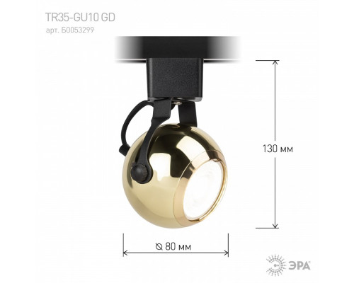 Светильник на штанге Эра  TR35-GU10 GD