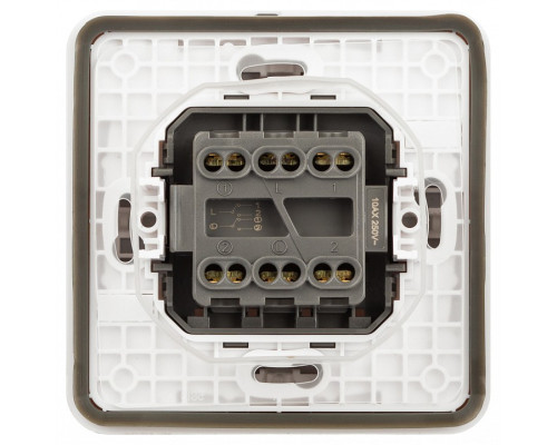 Переключатель двухклавишный Эра Эра Эксперт 11-1526-01