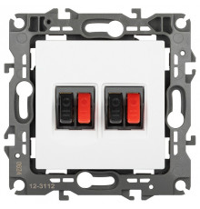 Розетка акустическая без рамки Эра Эра 12 12-3112-01М