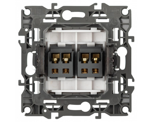 Розетка акустическая без рамки Эра Эра 12 12-3112-01М