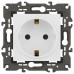 Розетка с заземлением, без рамки Эра Эра Elegance 14-2101-01М