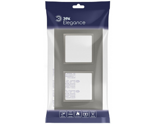 Рамка на 2 поста Эра Эра Elegance 14-5012-16