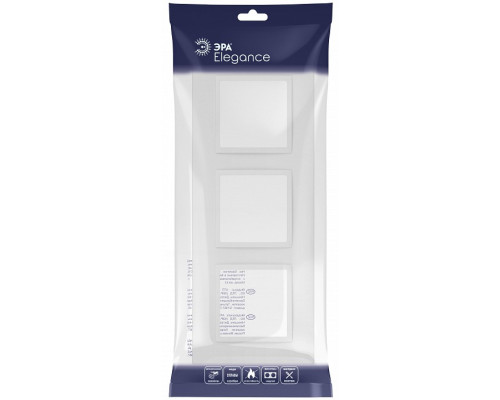 Рамка на 3 поста Эра Эра Elegance 14-5013-01М