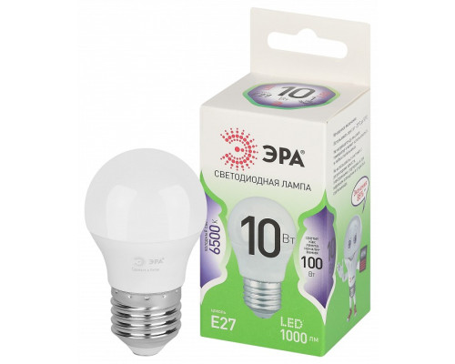 Лампа светодиодная Эра Green Line LED P45-10W-865-E27 GL