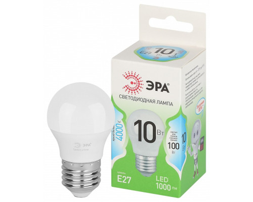 Лампа светодиодная Эра Green Line LED P45-10W-840-E27 GL