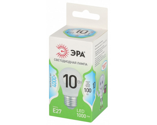 Лампа светодиодная Эра Green Line LED P45-10W-840-E27 GL