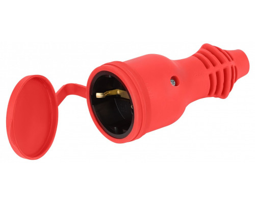 Розетка с заземлением Эра  RX11-R-IP44