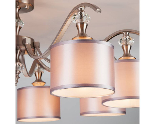 Люстра на штанге Eurosvet Ofelia 60070/8 сатин-никель 60070/8