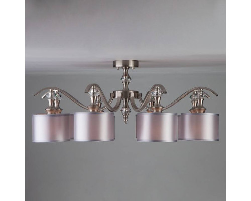 Люстра на штанге Eurosvet Ofelia 60070/8 сатин-никель 60070/8